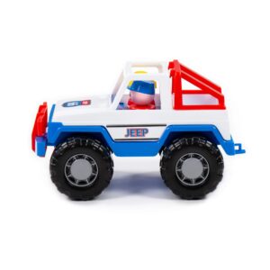 Jeep car "Safari" (white-blue)