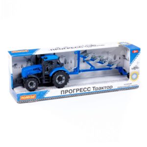 PROGRESS friction powered plough tractor (box)